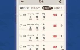 免费名字八字测试打分算命(八字名字测试打分
