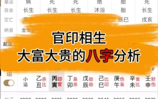 官印相生八字大全女命(八字中官印相生是什么意思)