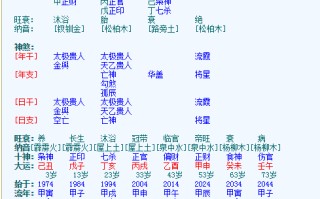 八字测算命格(八字命理分析)